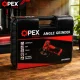 OPEX TOOLS OPX28003 Akumulatora leņķa slīpmašīna 800W 12V ar 2 akumulatoriem un koferi