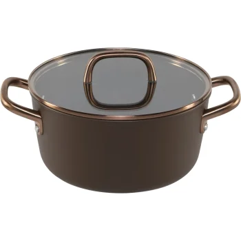 ZWILLING Milano katls ar stikla vāku 24 cm, brūns