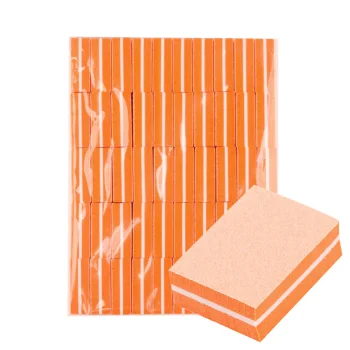 Ocho Nails Mini nagu pulēšanas bloks 100/180 oranžs 50 gab.