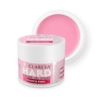 Būvējošā želeja nagiem Claresa Hard&Easy Builder Gel French Pink 45g