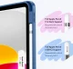 ESR Flip Hybrid atverams vāciņš iPad 10.9\" 2022 / 11\" 2024 - Zils