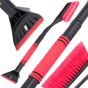 Teleskopisks auto ledus skrāpis un sniega birste 2in1, 72-86 cm