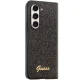 Guess Samsung Galaxy Z Fold 5 vāciņš Glitter Script, melns