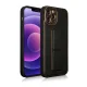 Vāciņš Samsung Galaxy A12 5G ar salokāmu statīvu, melns