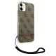 Guess 4G Print Strap vāciņš iPhone 11 / XR, Brūns