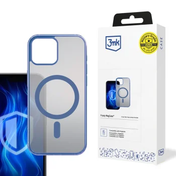 3Mk Protection Frosty MagCase vāciņš Apple iPhone 15, zils