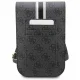 Guess telefona somiņa GUWBP4RPSK Wallet 4G Stripes, melna