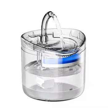 Automātiskā dzirdinātava mājdzīvniekiem 2 L ar filtru, caurspīdīga