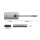 Dokstacija Orico PW11 6in1 USB-C, 3x USB-A, USB-C, PD 100W, HDMI 4K 30Hz, pelēka