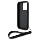 DKNY iPhone 15 Pro vāciņš Wrist Strap Stock Logo, melns