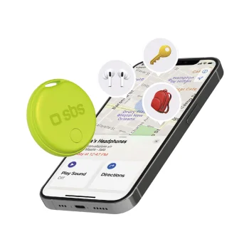 SBS Track My Circle meklēšanas piekariņš Apple Find My, zaļš