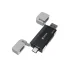 Devia EL239 divi vienā SD TF karšu lasītājs USB USB-C 2.0, melns
