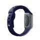 Silikona siksniņa 3mk priekš Apple Watch 38 / 40 / 41 mm, zila