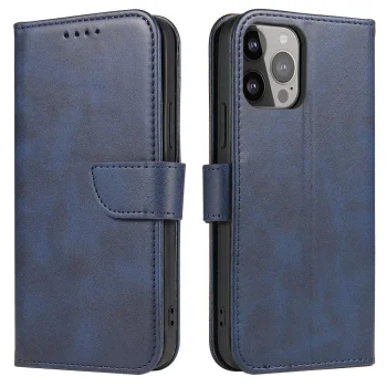 Magnet Case Samsung Galaxy S25 atverams vāciņš maciņš grāmatiņa, zils