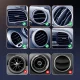 Ugreen LP290 magnētiskais auto turētājs ventilācijas režģim, sudraba