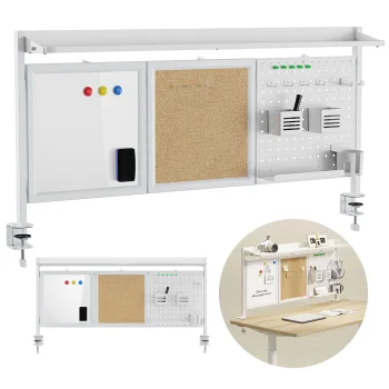Ergo Office ER-300 W galda organizators / starpsiena, balts