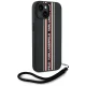 Karl Lagerfeld Saffiano Athleisure Stripes Cord vāciņš iPhone 15, Sarkans