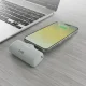 Ārējais akumulators SBS EcoPower 5000 mAh 10W ar iebūvētu USB-C spraudni, pelēks