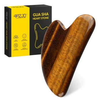 4FIZJO Gua Sha sejas masāžas akmens no tīģeracs kvarca