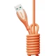 Joyroom S-A59 Vibrant Series USB-A uz Lightning kabelis 3A 1.2m, oranžs