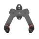 Maclean MC-457 Sienas velosipēda turētājs, 25kg, Melns