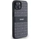 DKNY iPhone 15 / 14 / 13 vāciņš Mono Stripe & Metal Logo, melns