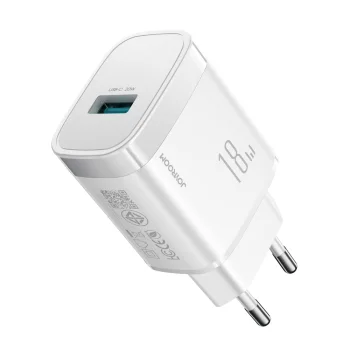 Sienas lādētājs Joyroom JR-TF4 18W USB-A, balts