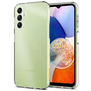 Samsung Galaxy A14 5G (SM-A146) / 4G (SM-A145F/DSN) Spigen Liquid Crystal TPU Case Cover, Transparent | Telefona...