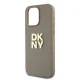 DKNY iPhone 15 Pro vāciņš Wrist Strap Stock Logo, bēšs