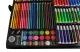 Krāsošanas Zīmēšanas Piederumu Komplekts Koferī, 288 gab. | Kids Art Set Kit for Painting Drowing