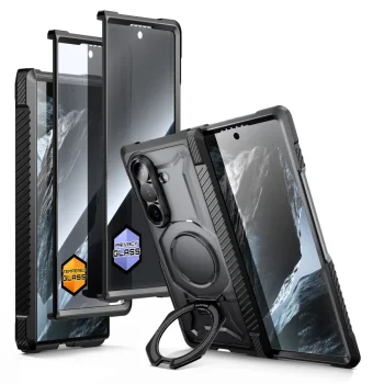 Supcase UB Grip Mag MagSafe 2-Set vāciņš Samsung Galaxy Z Fold 8, melns