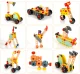 Ecotoys Koka instrumentu galds bērniem, 76 detaļas