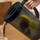 Plastmasas krūze ar vāku 3L, melna