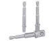 Skrūvgrieža adapteru komplekts triecienatslēgām 1/4\" 3/8\" 1/2\" (3 gab.)