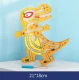 Koka labirints \"Tiranozauru\" l Wooden Labyrinth \"Tyrannosaurus\"