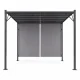 MultiGarden dārza pergola 3x4 m, tērauda konstrukcija, pelēka