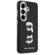 Karl Lagerfeld Saffiano Double Heads Metal vāciņš Samsung Galaxy S26+, melns