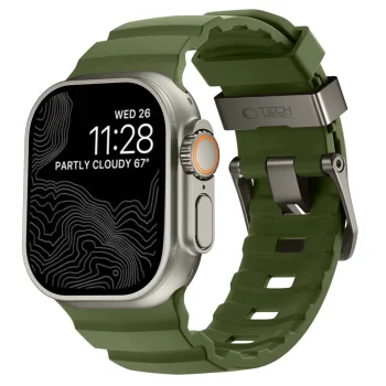 Tech-Protect Motion siksniņa Apple Watch 44 / 45 / 46 / 49 mm, zaļa