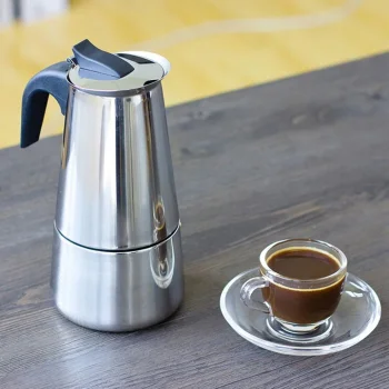 Nerūsējošā tērauda Moka kanna 600 ml (12 tasītes)