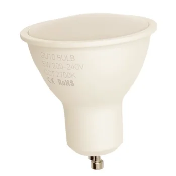 LED Spuldze GU10 5W 2700K Silti Balta 500lm, 50W Ekvivalents