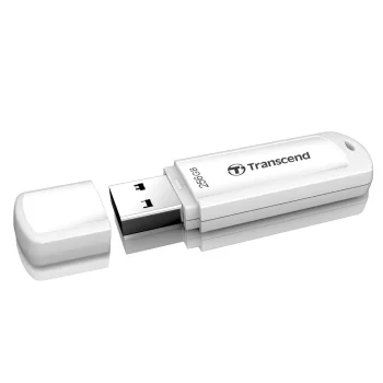 USB zibatmiņa Transcend JetFlash 730 256 GB USB 3.1 Gen 1, balta
