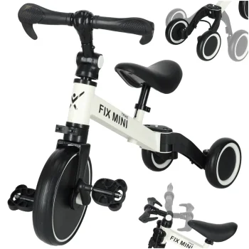 Trike Fix Mini 3in1 daudzfunkcionāls bērnu līdzsvara ritenis, balts