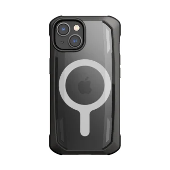 Raptic X-Doria Secure Built vāciņš iPhone 14 Plus ar MagSafe, melns