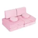 Ecotoys TMSRT-14 Modulārs bērnu dīvāns no 8 daļām, rozā