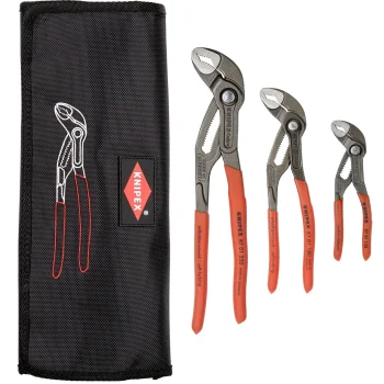 Santehnikas knaibļu komplekts KNIPEX Cobra 00 19 55 S8, 3 gab.