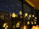 Ziemassvētku Aizkars, Virtene, Lampiņas, 138 LED, IP44, Silti Balts