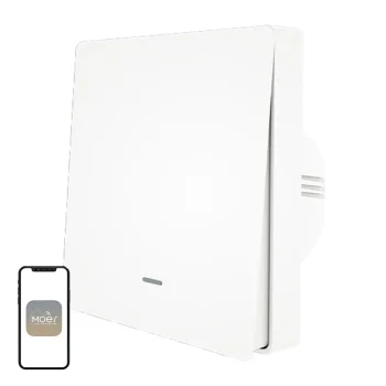 MOES ZS-B-EU1 ZigBee viedais viena kanāla gaismas slēdzis