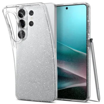 Spigen Liquid Crystal Glitter vāciņš Samsung Galaxy S26 Ultra, spīdīgs caurspīdīgs