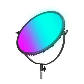 Neewer GR18C apaļš LED gaismas panelis ar RGB un sānu apgaismojumu