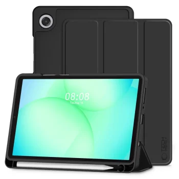TechProtect SmartCase Pen vāciņš Samsung Galaxy Tab A9 / A11 8.7 (X110/X115/X133/X135), melns
